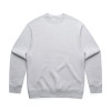 Relaxed Crew Neck Sweater White Marle